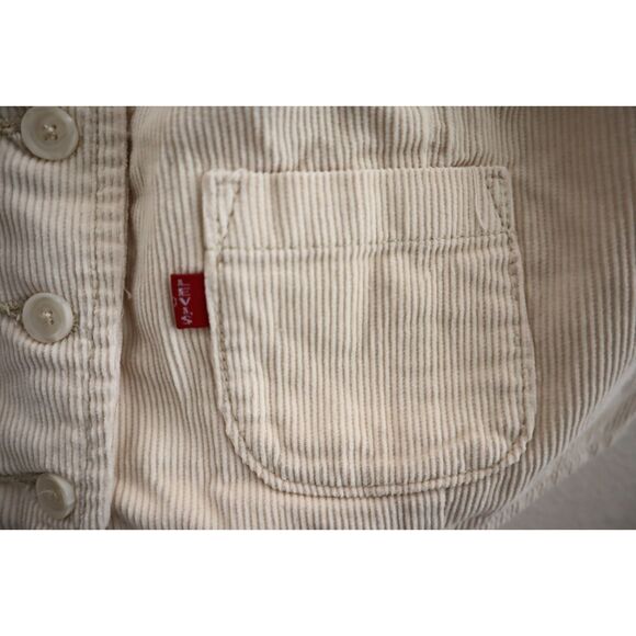 Levi's A95030001 Women's Sz XS Tan Tailored Corduroy Vest - Picture 7 of 9